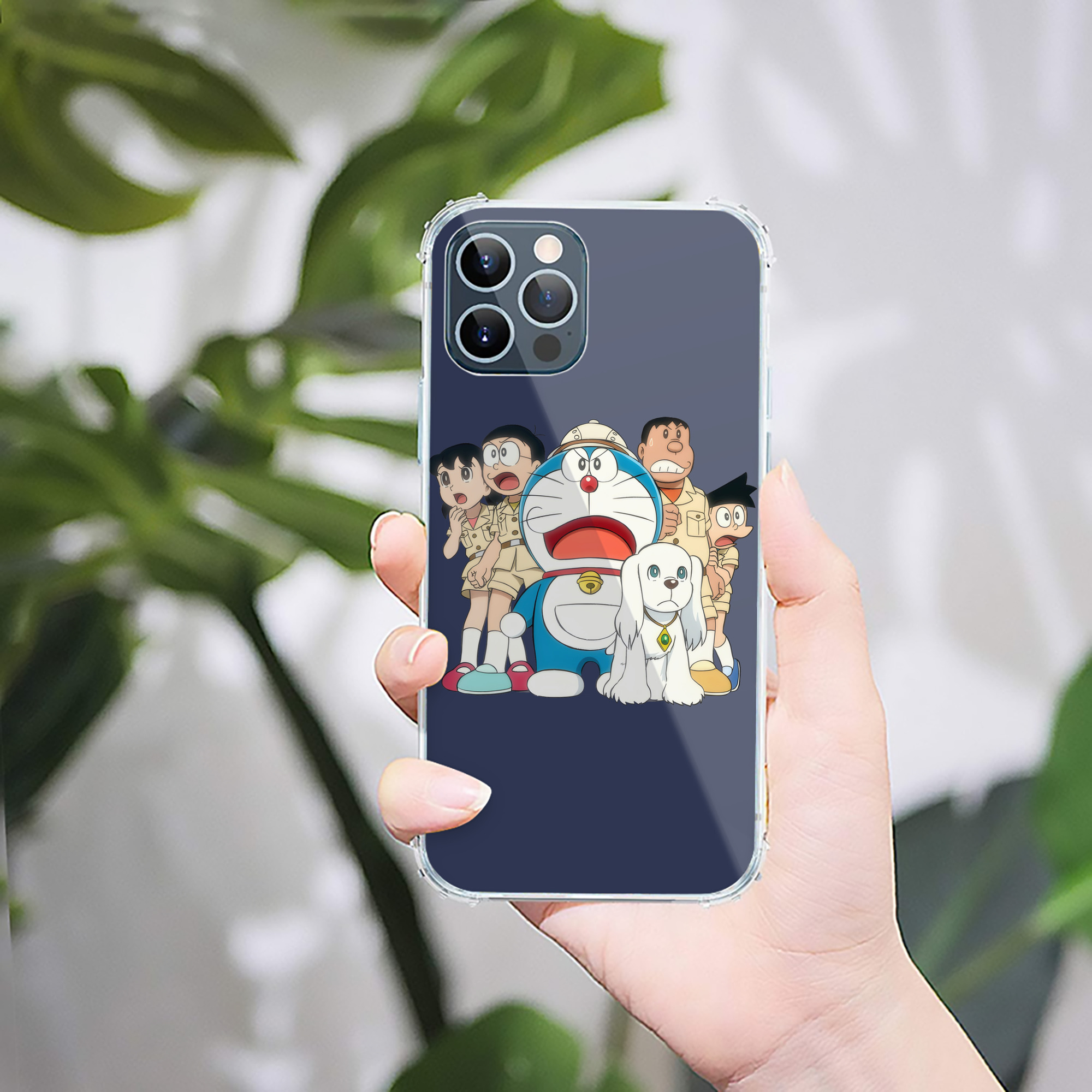 （画像用） ドラえもん Doraemon 【iPhone 12シリーズ対応】透明スマホケース（クリアソフトケース）